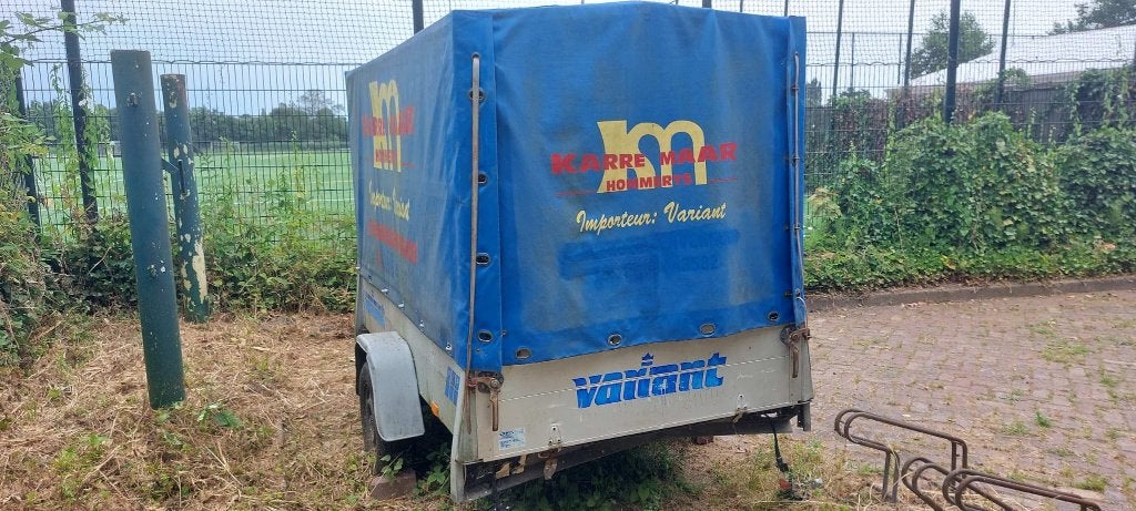 Aanhanger enkel asser met werk, Ophalen, Gebruikt