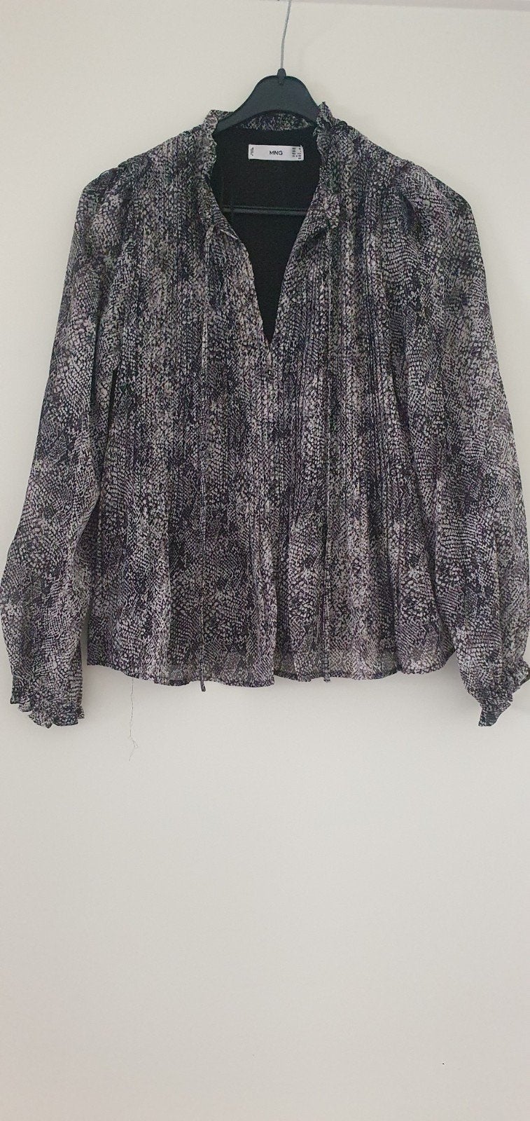 MNG Blouse met slangenprint - Maat XS, Ophalen of Verzenden