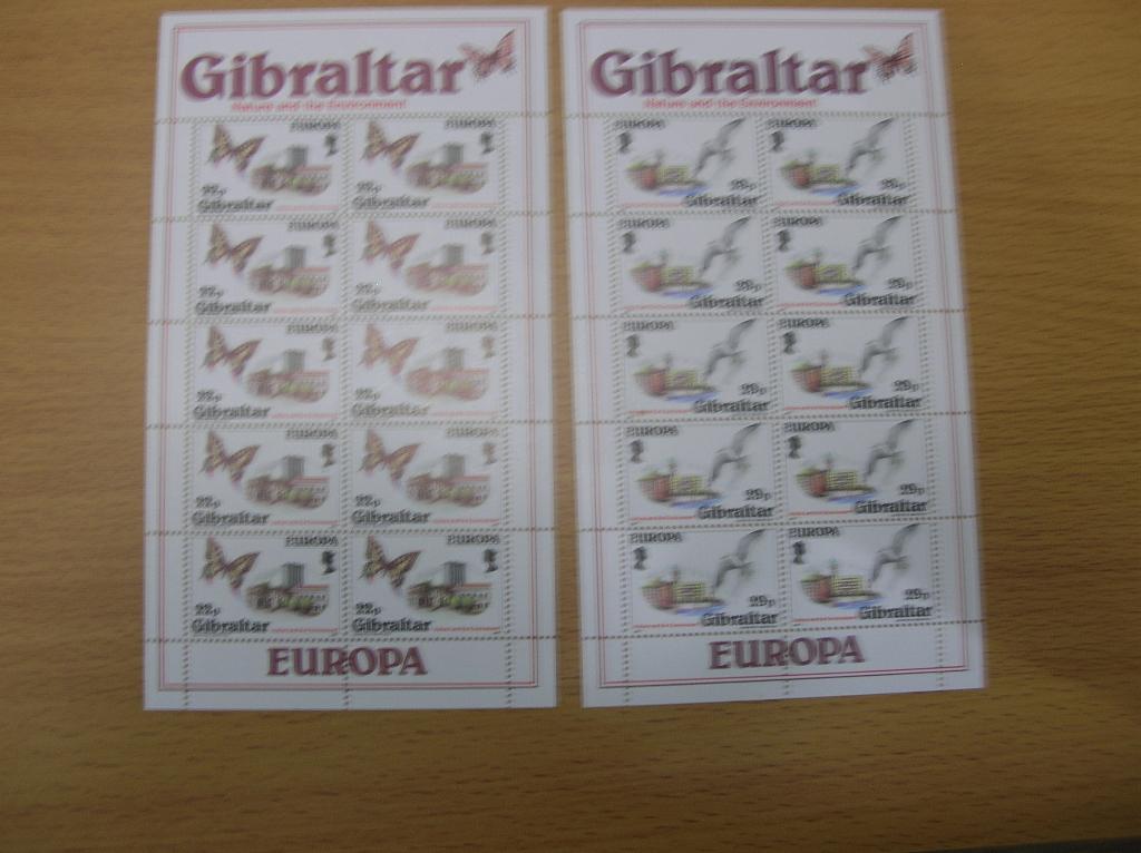 Cept/Verenigd Europa Gibraltar 1986, Verzenden, Overige landen, Postfris