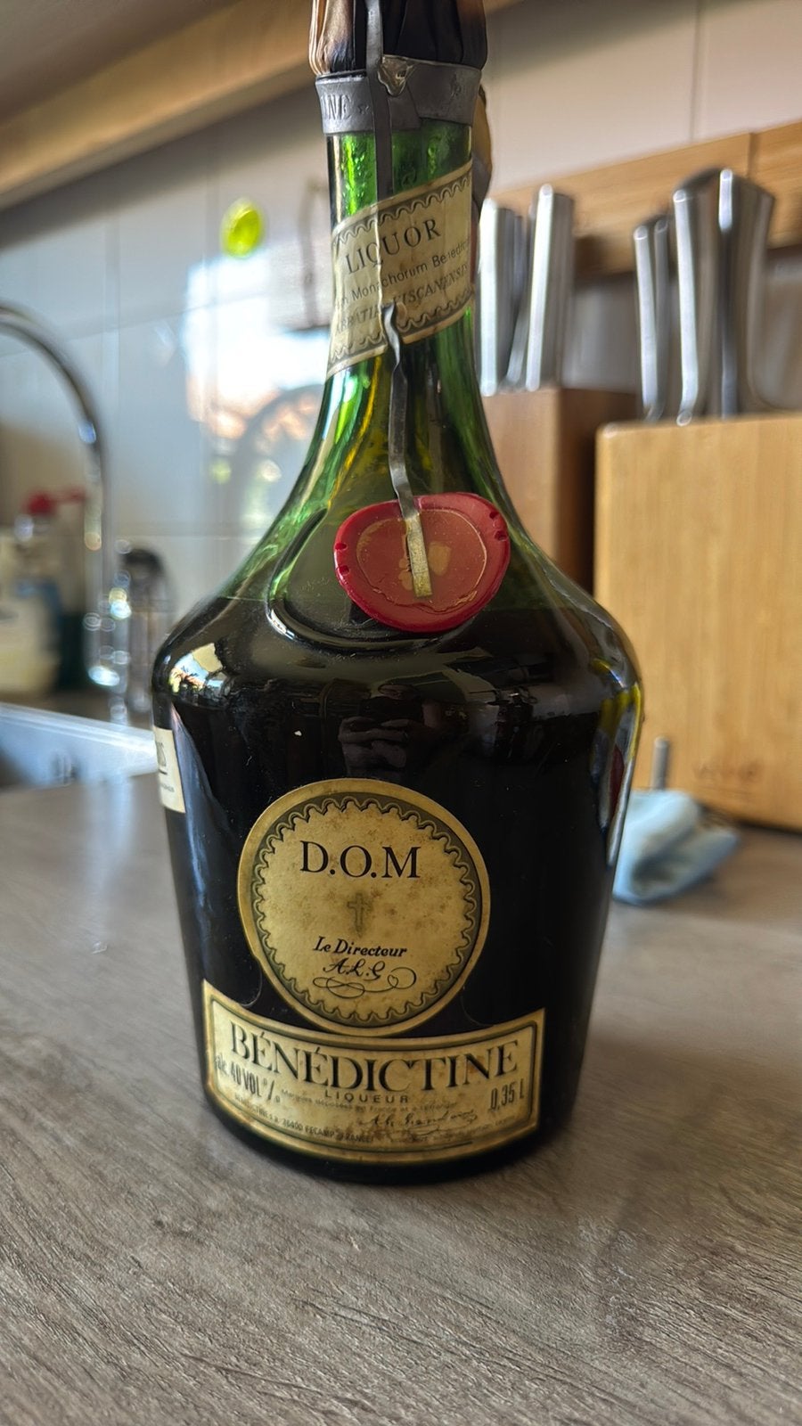Bénédictine and B&B "Couples' Bottle" La Bouteille du Couple, Verzamelen, Wijnen, Zo goed als nieuw, Overige typen, Frankrijk