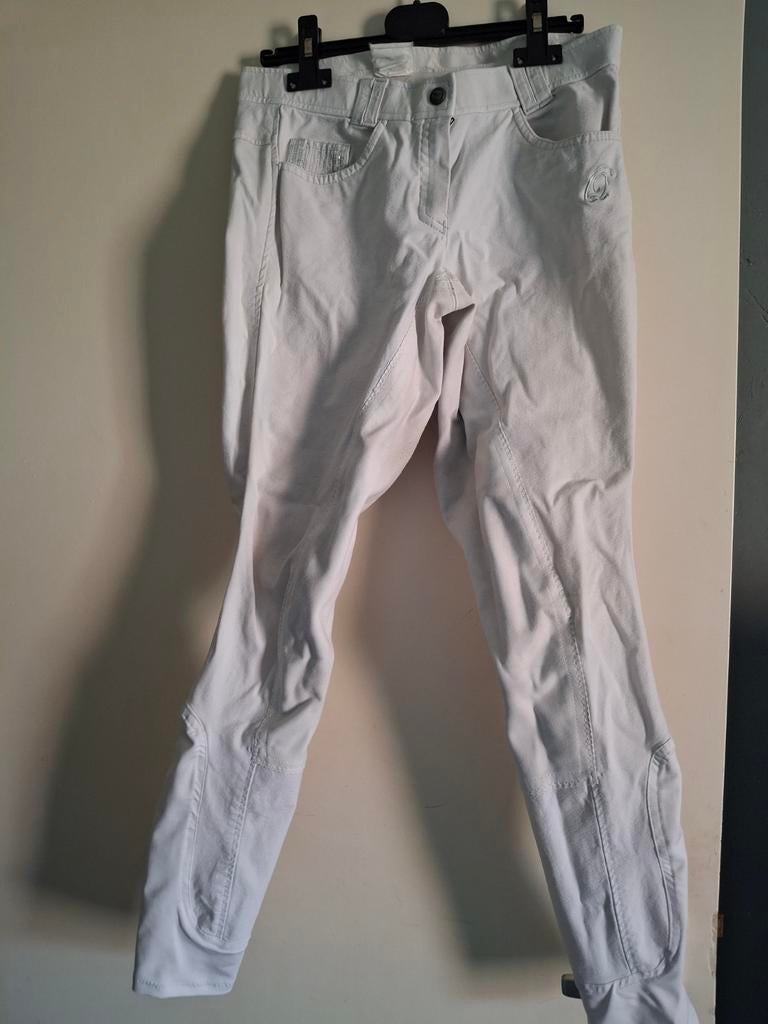 Witte rijbroek, Ophalen of Verzenden, Gebruikt, Dressuur, Onderkleding
