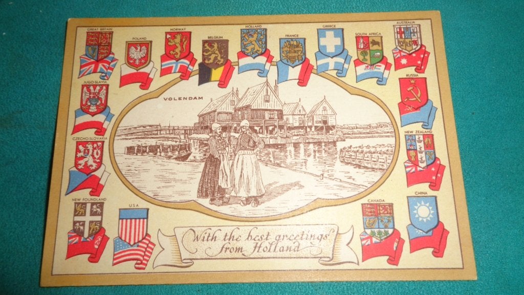 Volendam Oorlog wo2 bevrijding Erven Lucas Bols ww2, Verzamelen, Verzenden, Overige soorten, Nederland, Overige typen
