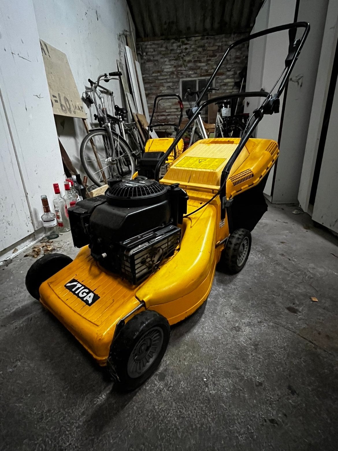 Stiga Alu 48 Benzine Grasmaaier - Quantum XM 40 Motor, Tuin en Terras, Ophalen, Cirkelmaaier, Gebruikt, 40 t/m 49 cm