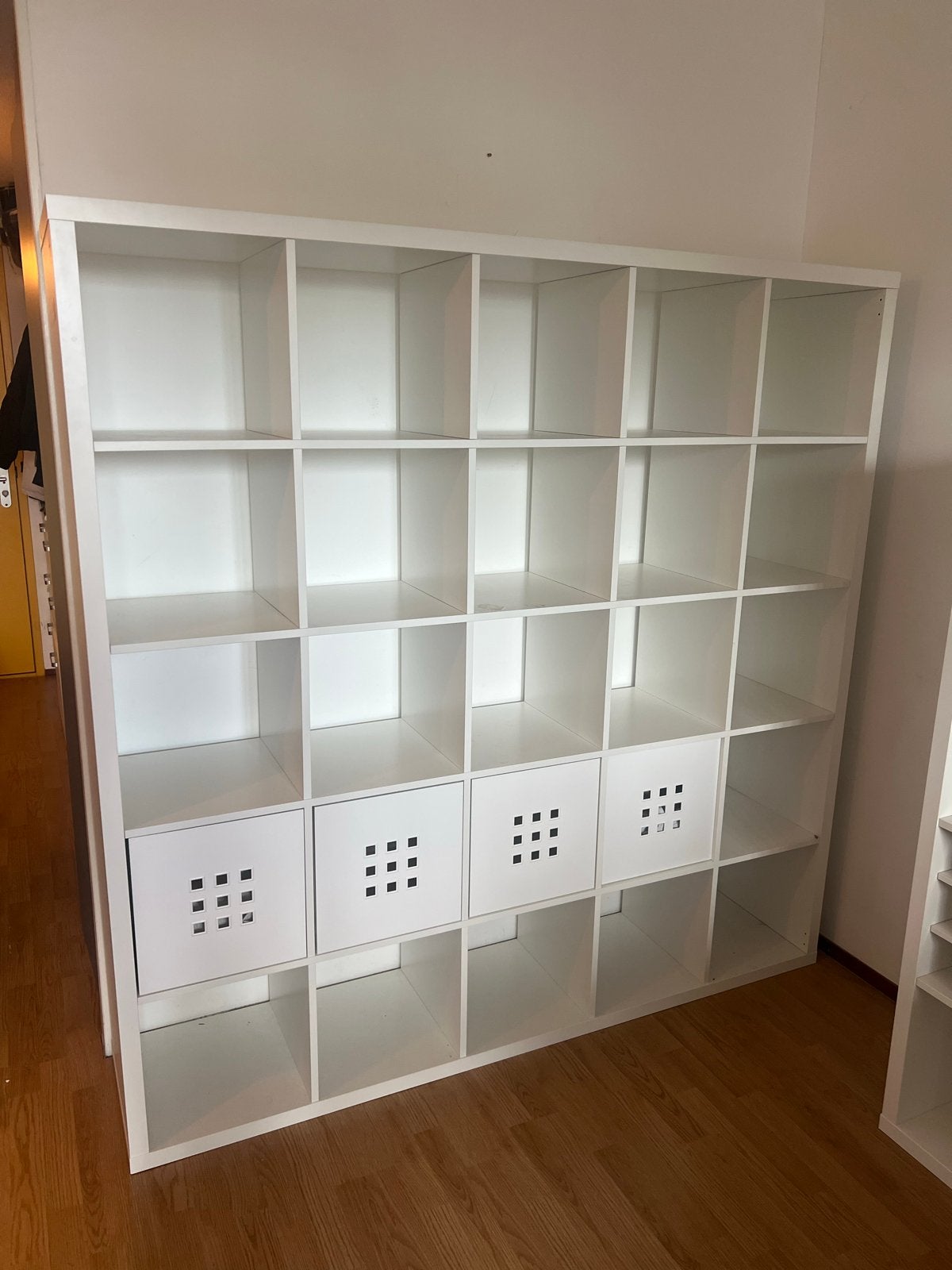 kast 182x182x39 cm IKEA Kallax met 4 lades, Ophalen, Gebruikt