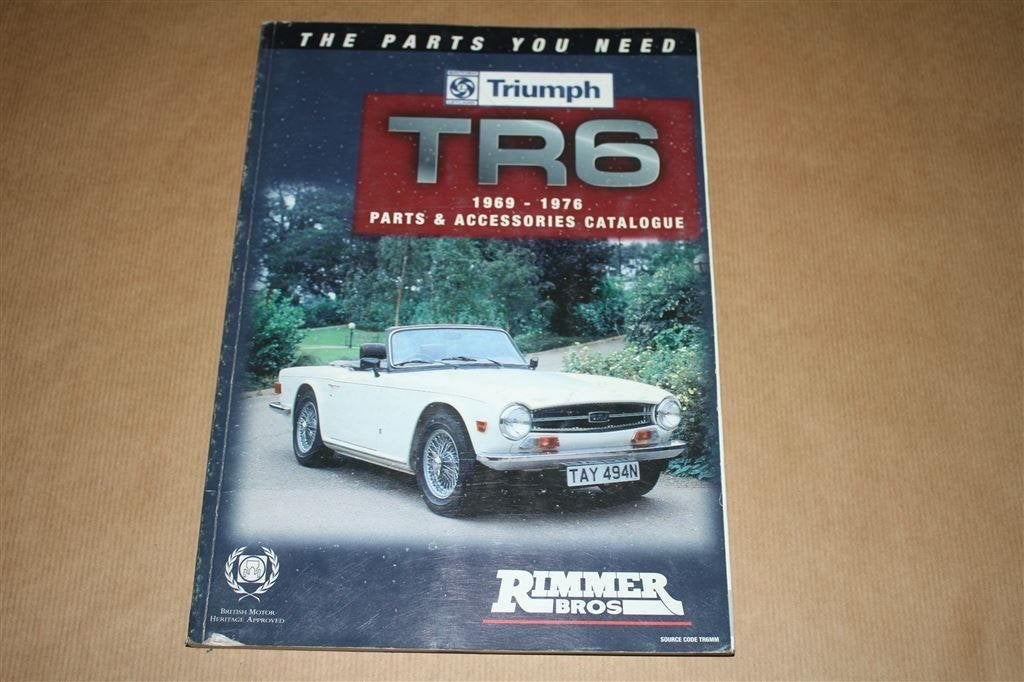Triumph TR6 1969-1976 Parts & Accessories Catalogue, Auto diversen, Ophalen of Verzenden