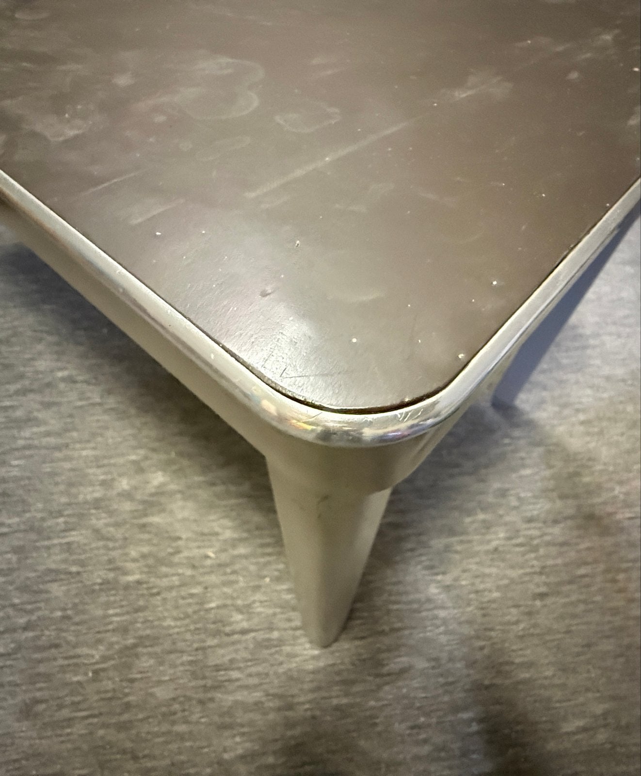 Vintage tafel, Ophalen, Gebruikt, 50 tot 100 cm, Rechthoekig