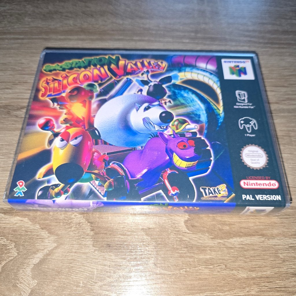 Space Station Silicon Valley N64 Game Case, Spelcomputers en Games, Avontuur en Actie, Verzenden, 1 speler, Zo goed als nieuw