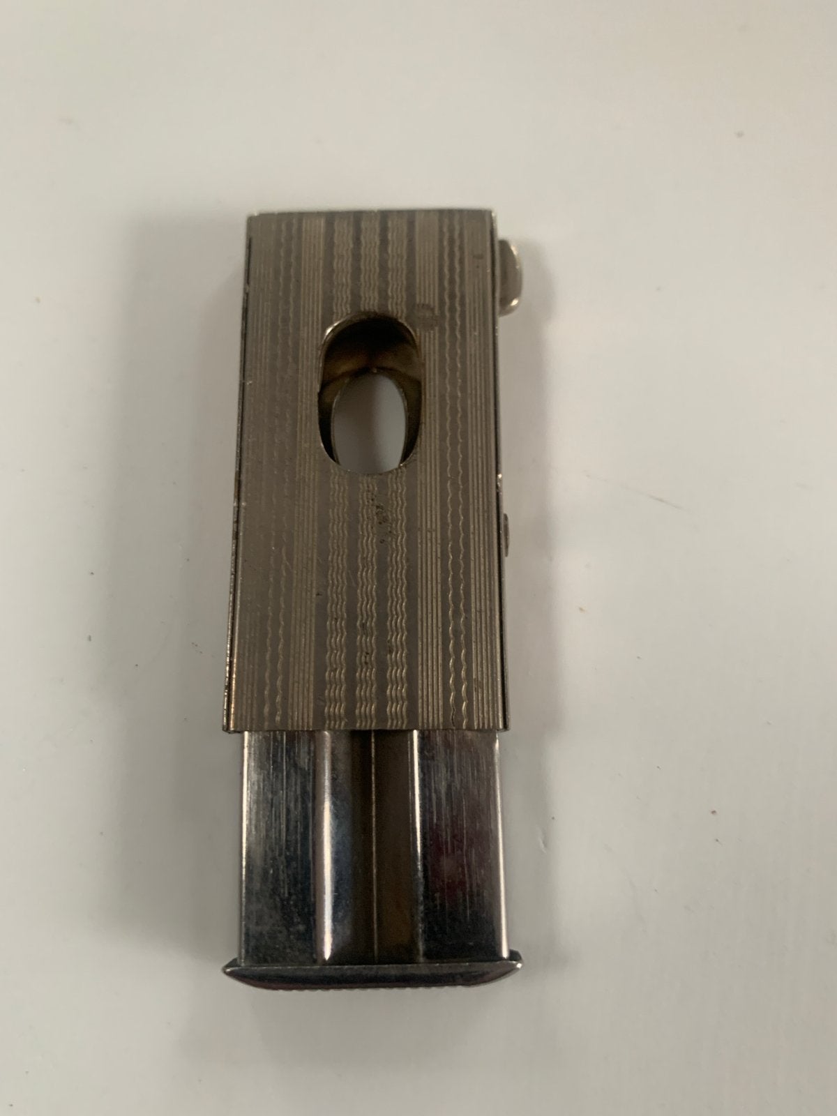 Vintage Verzilverde Sigarenknipper - Goede Staat, Ophalen of Verzenden, Gebruikt, Overige typen