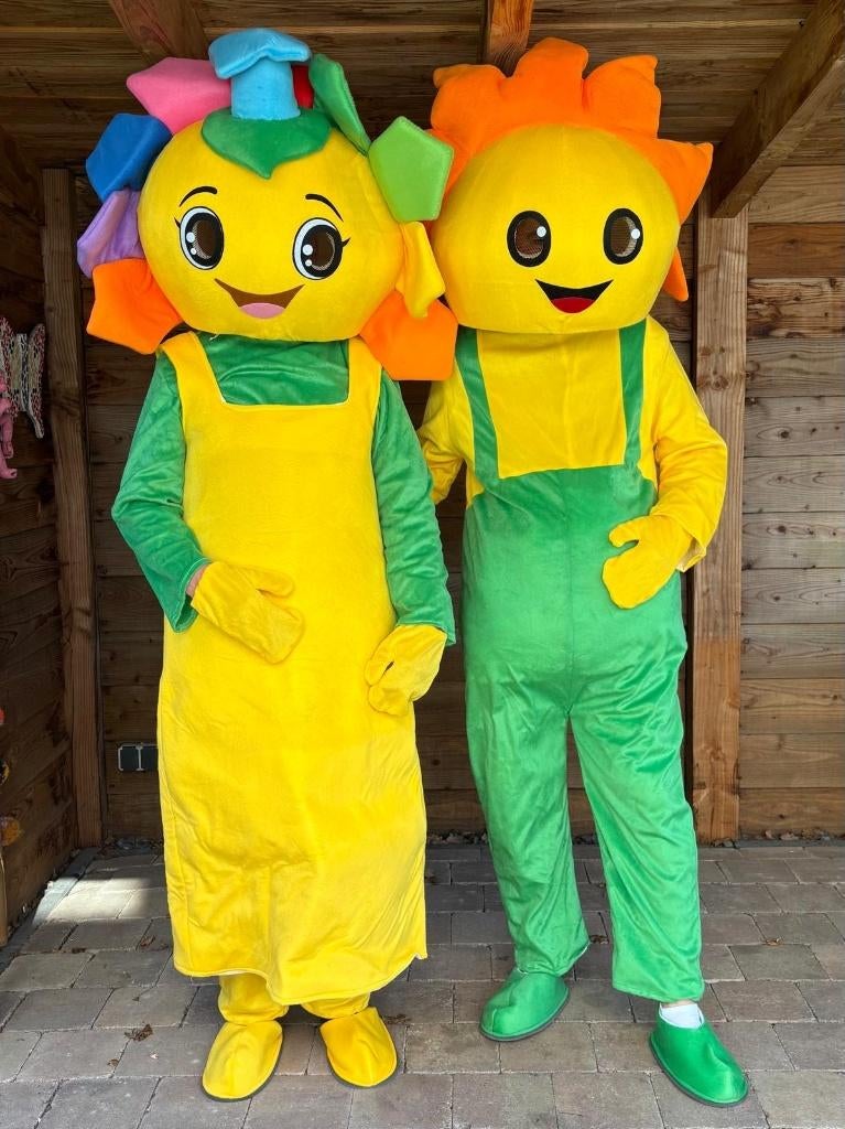 Leuk bloemetjes kostuum jongen of meisje of opblaasbare vaas, Ophalen, Zo goed als nieuw, Overige