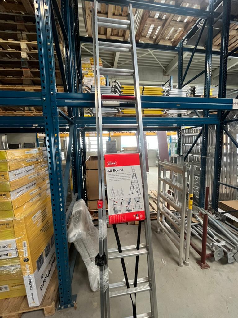 Altrex All Round ladder 2x12 sporten - Perfecte staat, Ophalen, Zo goed als nieuw, Ladder, Opvouwbaar of Inschuifbaar