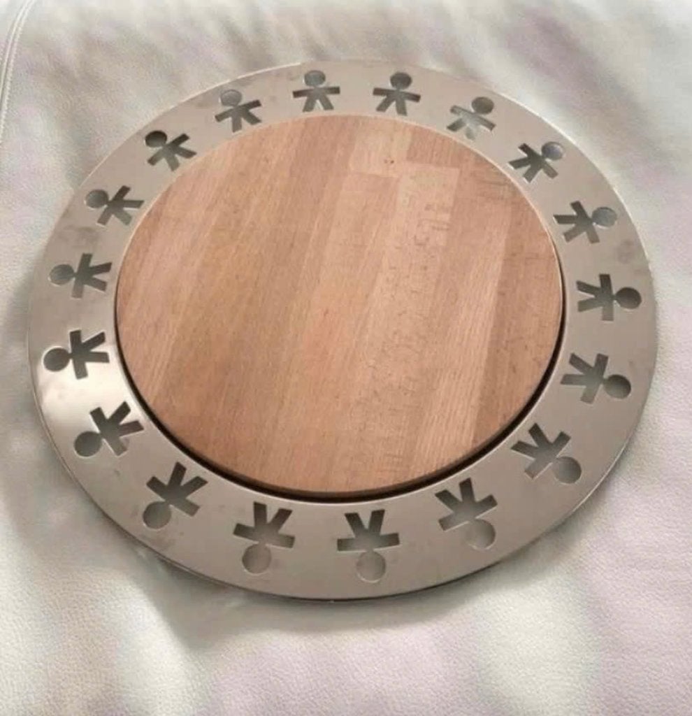Kaasplank Alessi Girotondo ZGAN, Overige typen, Ophalen of Verzenden, Zo goed als nieuw, Alessi