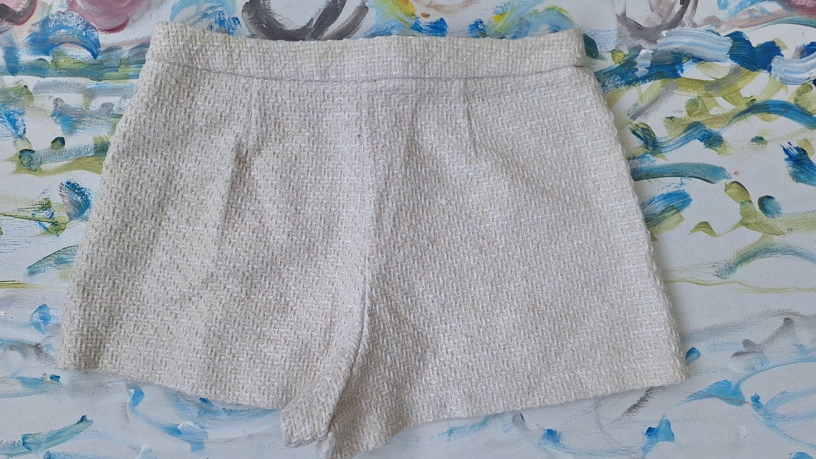 Zara tweed shorts, maat M, Kleding | Dames, Maat 38/40 (M), Kort, Ophalen of Verzenden, Zo goed als nieuw