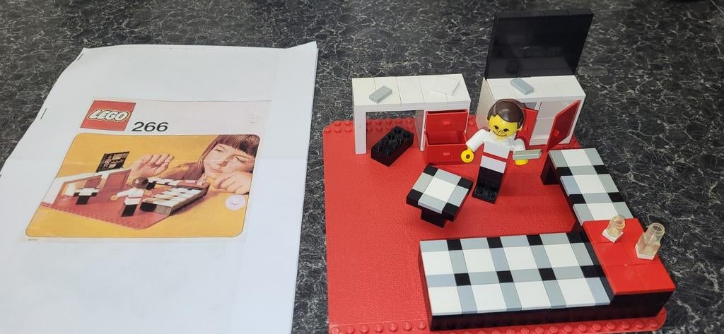 Lego 266 Childs room oud vintage lego compleet en netjes., Kinderen en Baby's, Speelgoed | Duplo en Lego, Compleet, Gebruikt, Lego