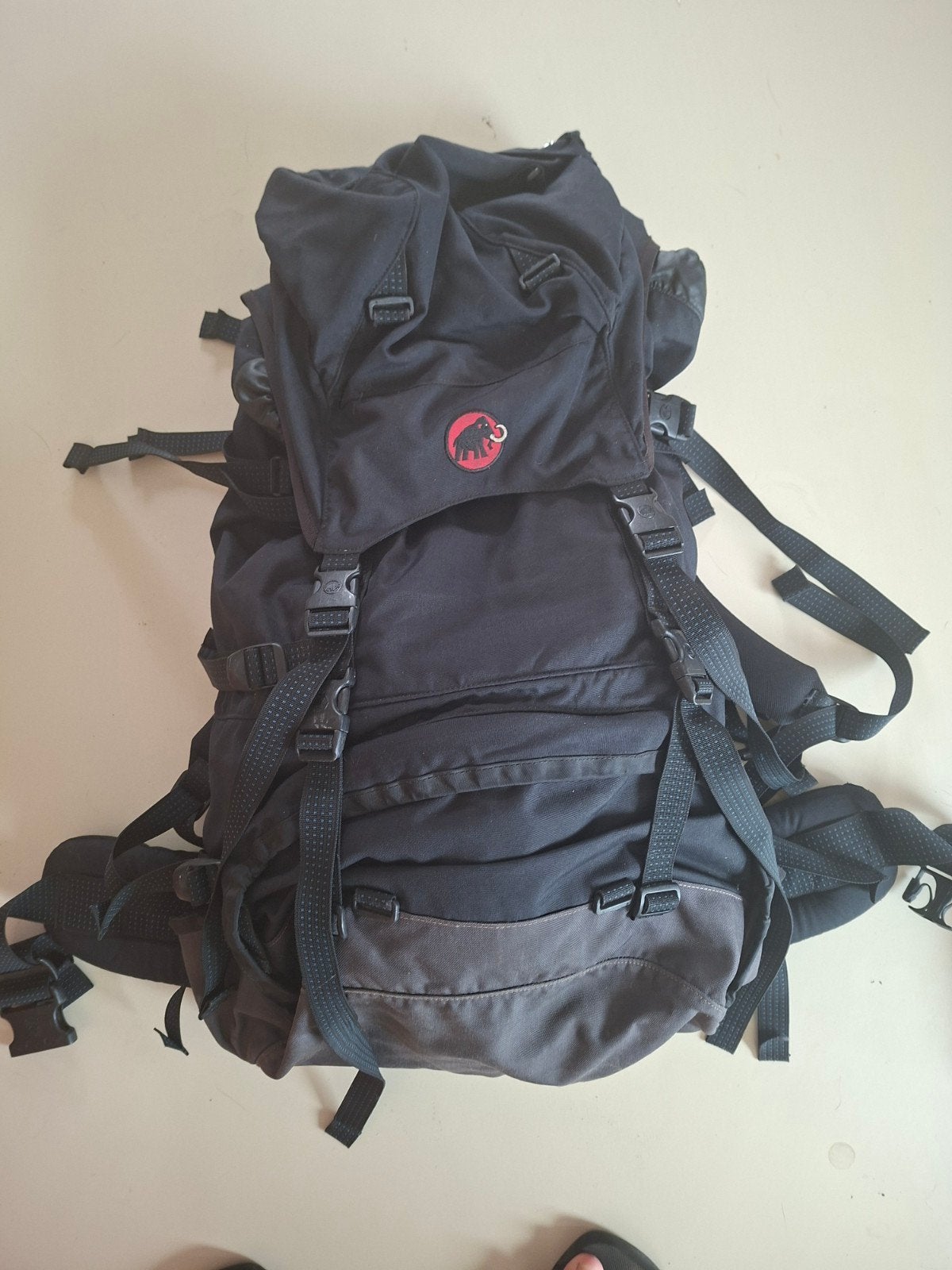 Mammut Haute Route 60 + 15 liter hiking backpack, Ophalen of Verzenden, Gebruikt, Rugzak
