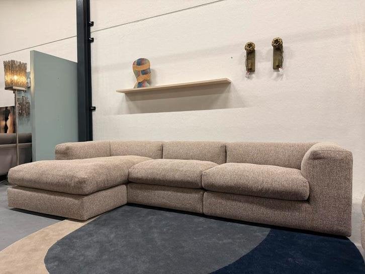 Nieuw Gelderland 2505 Endless Hoekbank Moss stof Design Bank