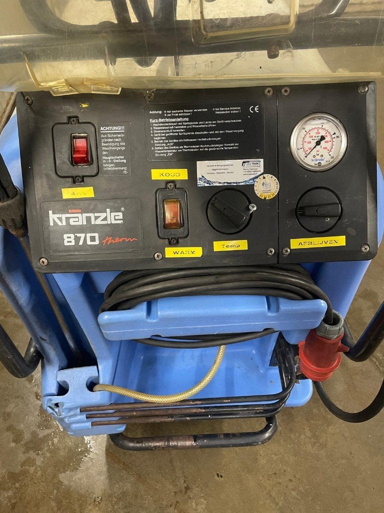 Kranzle hogedrukreiniger therm 870 diesel 3 fase, Ophalen, Gebruikt, Met regelbare waterdruk, Kranzle