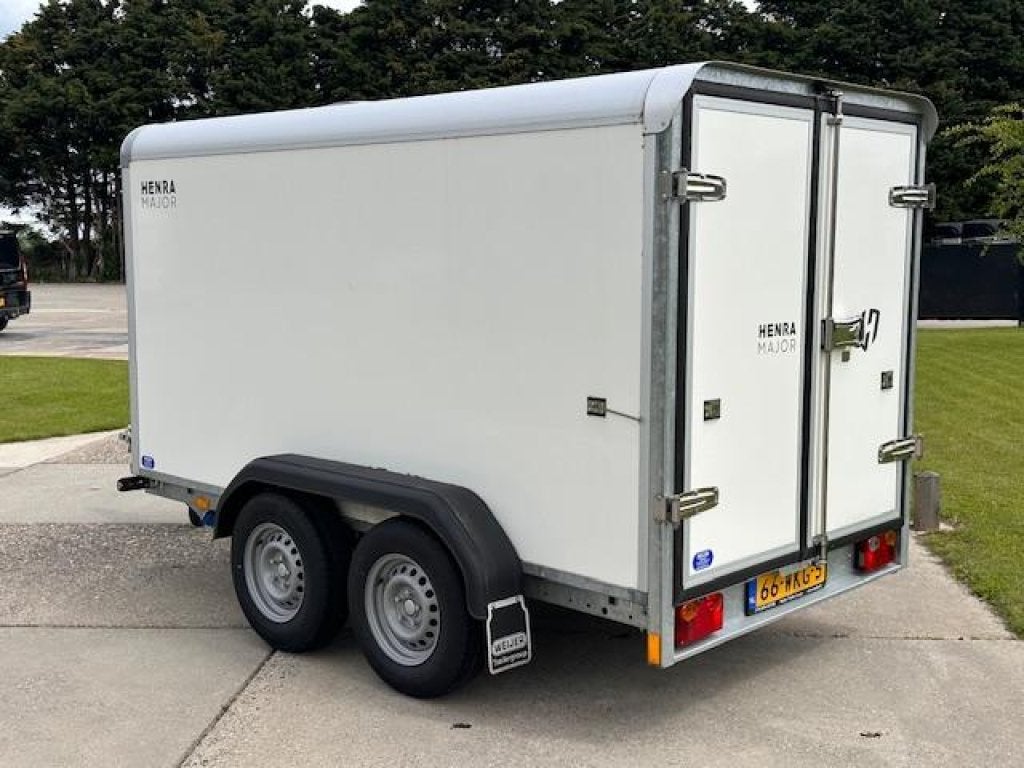 Henra gesloten aanhanger NIEUWSTAAT VOL OPTIES, Auto diversen, Aanhangers en Bagagewagens, Gebruikt