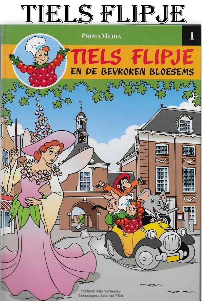 2 Stripboeken van Tiels Flipje uitgegeven in 2003 en 2002, Eén stripboek, Ophalen of Verzenden, Zo goed als nieuw
