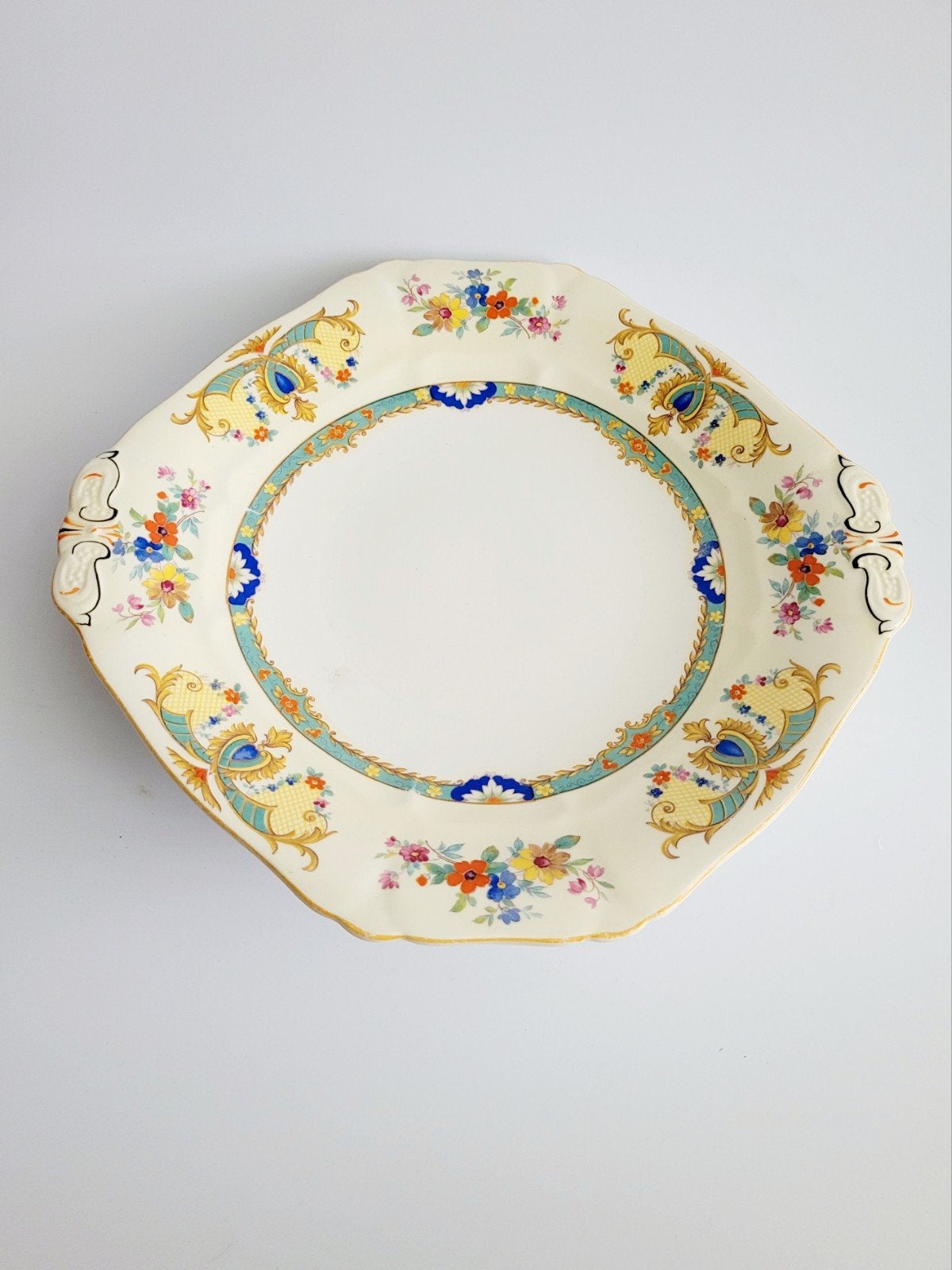 1930 1950 oude schaal serveerbord Alfred Meakin England, Ophalen of Verzenden, Zilver, Overige materialen
