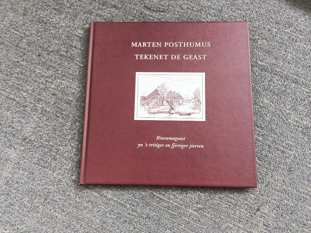 Marten Posthumus tekenet de Geast, Ophalen of Verzenden, Gelezen, Schilder- en Tekenkunst