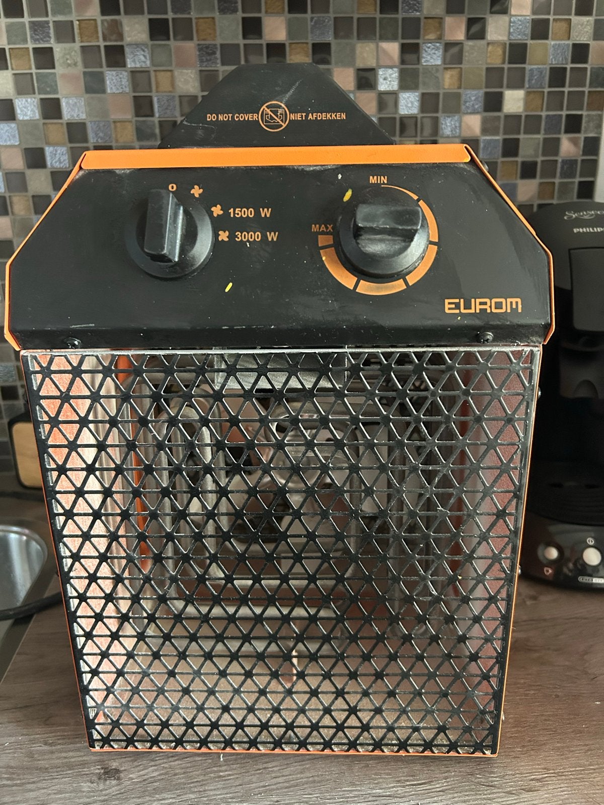 Eurom EK Delta 3000 elektrische kachel, Ophalen, 30 tot 80 cm, Gebruikt, Kachel