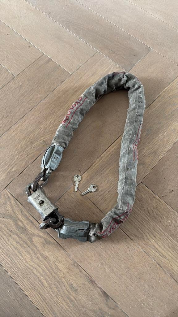 Viro cyclops motorhangslot kettingslot twee sleutels 120 cm, Motoren, Accessoires | Sloten, Gebruikt, Ophalen of Verzenden
