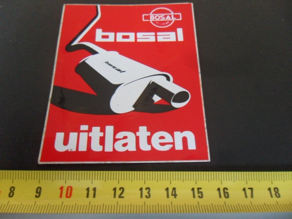 sticker BOSAL Uitlaten  AX070 *, Verzamelen, Ophalen of Verzenden, Zo goed als nieuw