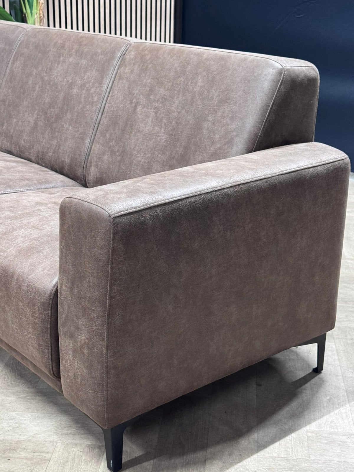 ZGAN Pronto Ardante Hoekbank Microleer - Taupe - 265 x 230, Huis en Inrichting, Pronto moderne hoekbank microleer tijdloos bruin taupe