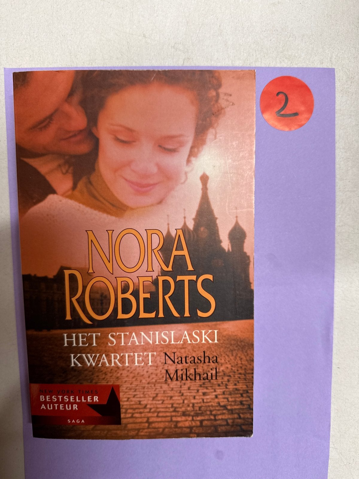 Nora Roberts - Het Stanislaski Kwartet: Natasha & Mikhail, Ophalen of Verzenden, Zo goed als nieuw, Nederland