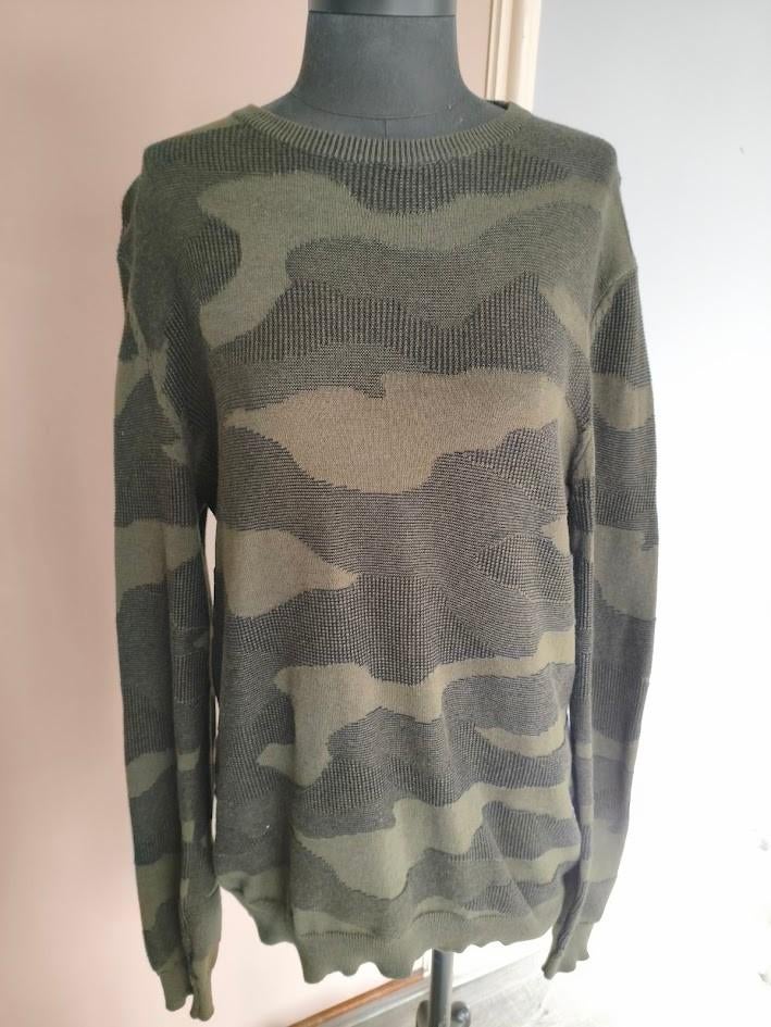 Coolcat heren trui camouflage, Kleding | Heren, Maat 48/50 (M), Ophalen of Verzenden, Groen, Coolcat