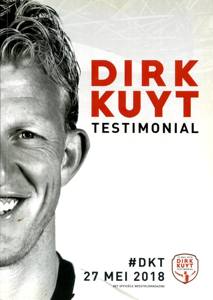 Dirk Kuyt Testimonial, Verzamelen, Ophalen of Verzenden, Zo goed als nieuw, Feyenoord, Boek of Tijdschrift