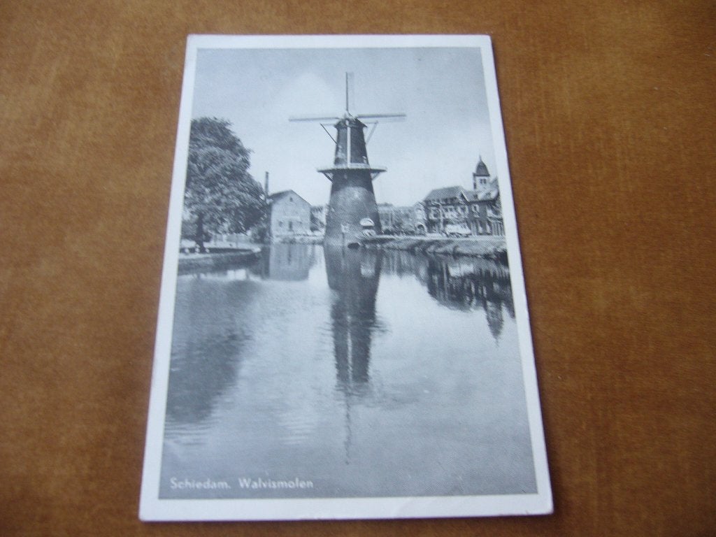 SCHIEDAM  =  WALVISMOLEN, Verzamelen, Ophalen of Verzenden, 1960 tot 1980, Gelopen, Zuid-Holland