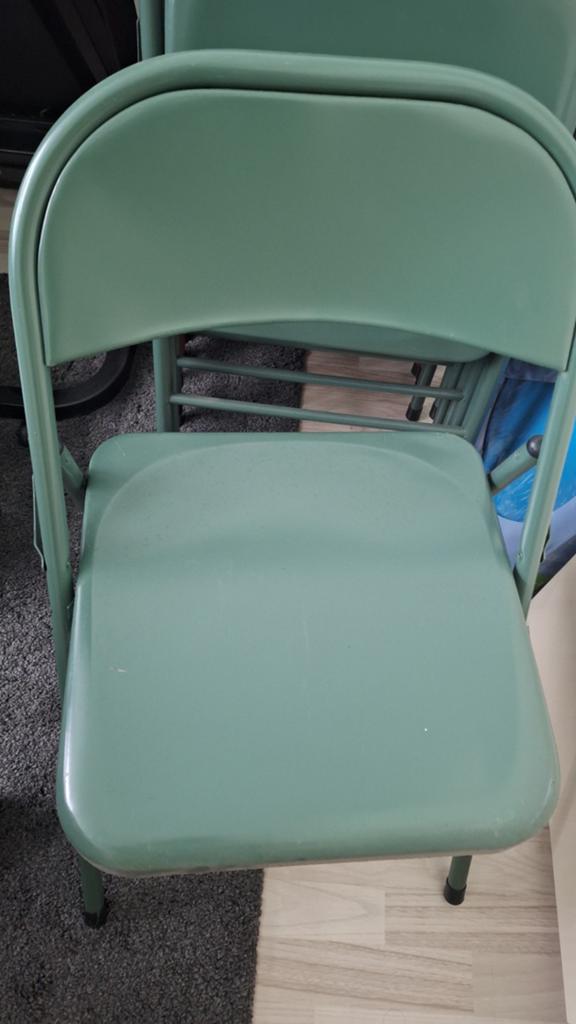 10x IKEA stevige inklapbare stoelen - Zwart, Rood, Groen, Ophalen, Overige kleuren, Zo goed als nieuw, Metaal