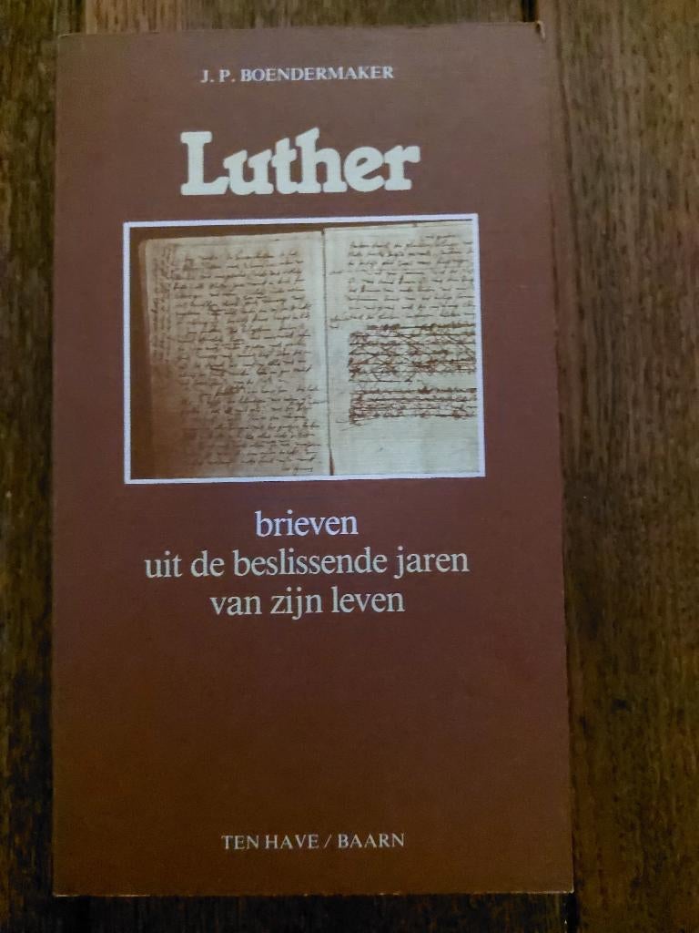 LUTHER- j.p. Boendermaker, Ophalen of Verzenden, Zo goed als nieuw, Religie