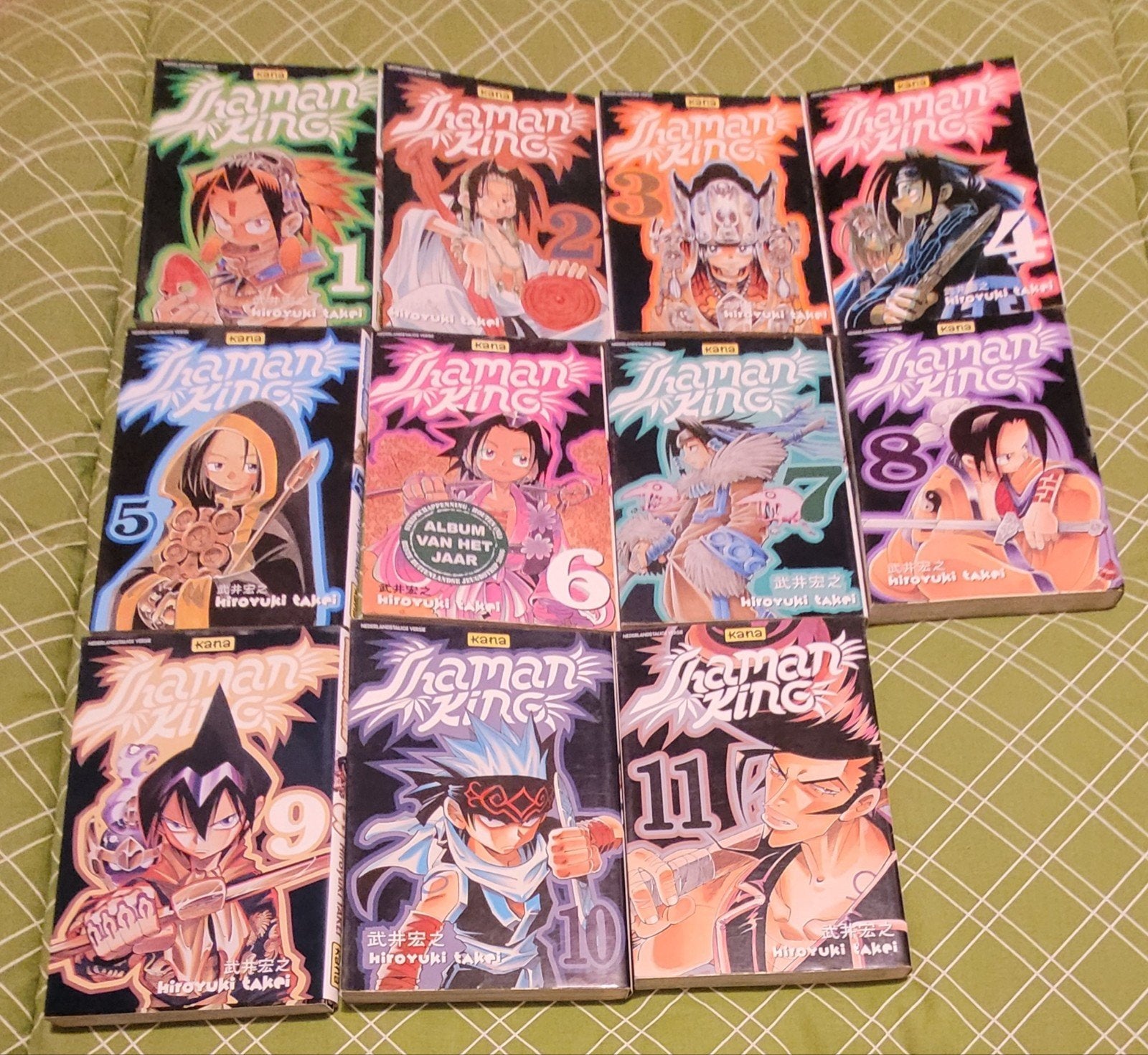 Manga's Shaman King deel 1 tm 11, 14, 17, 19,24, 26 en 27 NL, Gelezen, Ophalen of Verzenden, Japan (Manga), Meerdere comics