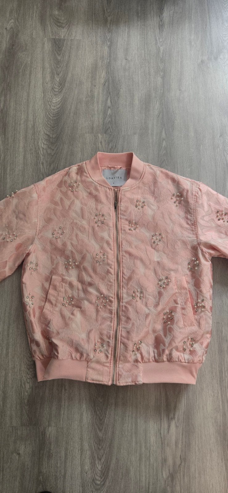 Loavies statement bomberjack, S oversized, Ophalen of Verzenden, Zo goed als nieuw, Roze