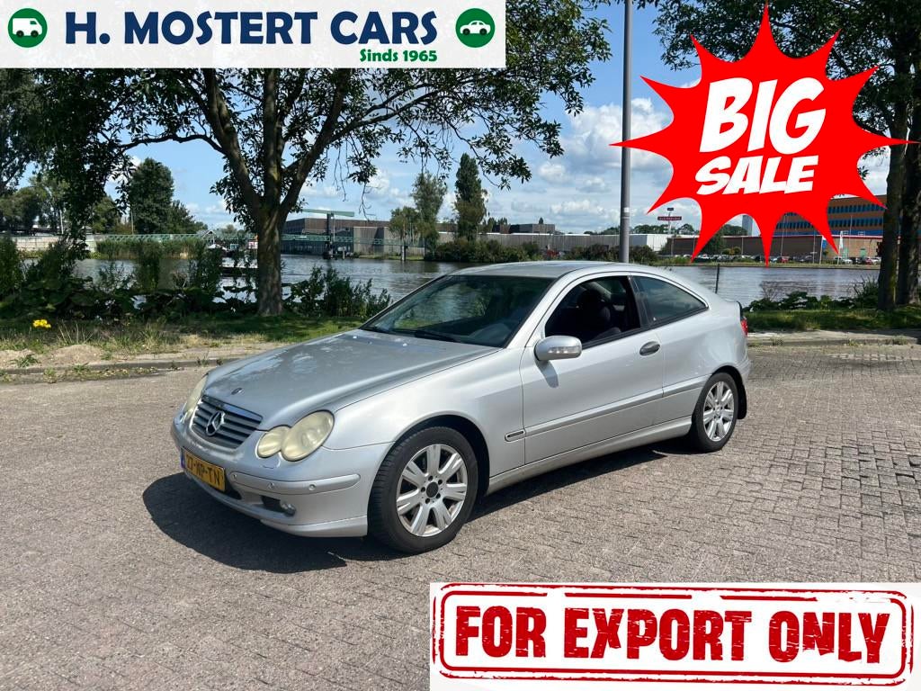 Mercedes-Benz C-Klasse Sportcoupe 180 K. * NIEUWE APK * AIRC, Automaat, Gebruikt, 4 stoelen, 1796 cc