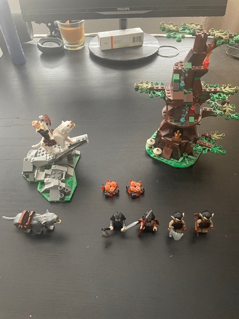 LEGO The Hobbit 79002: Attack of the Wargs, Ophalen, Overige thema's, Lego, Zo goed als nieuw
