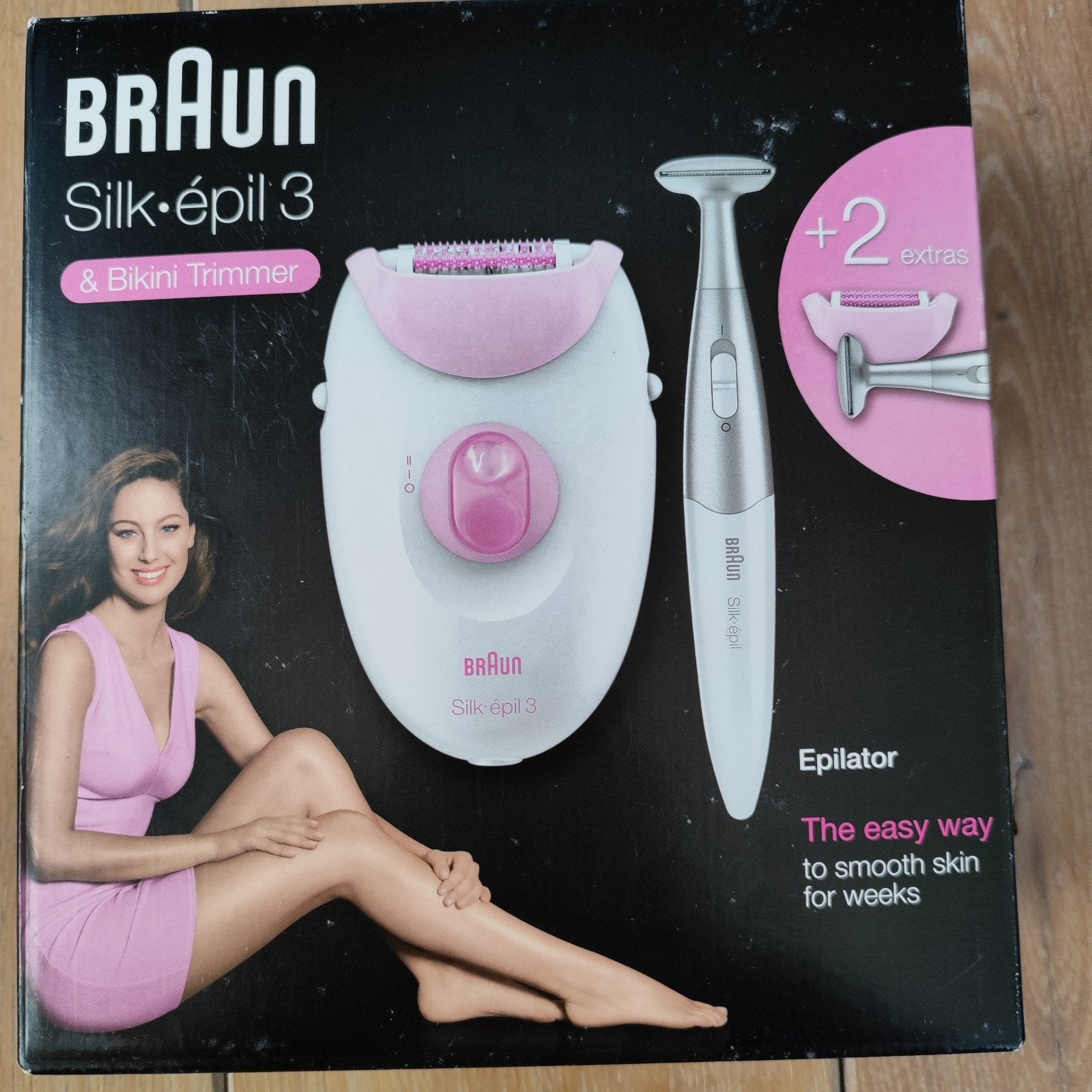 Braun Silk-épil 3 Epilator - Zachte ontharing, Ophalen of Verzenden, Zo goed als nieuw, Scheren en Epileren