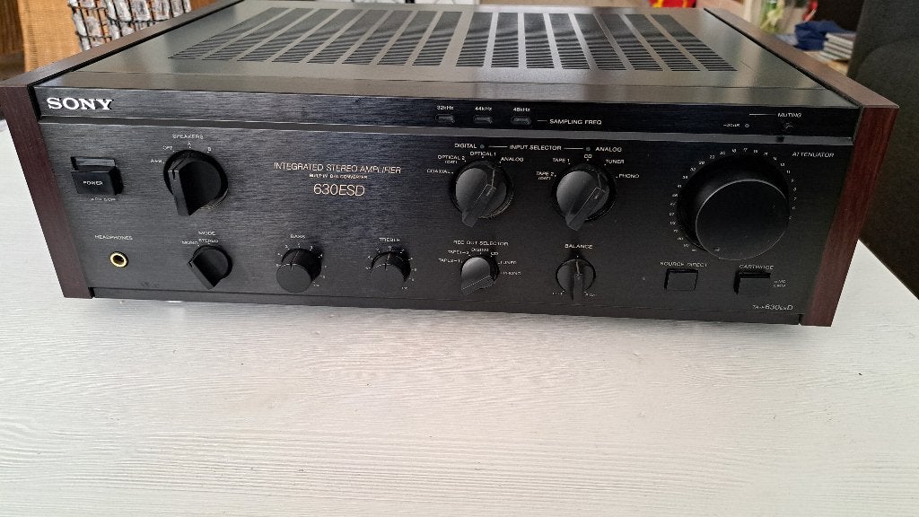 Sony TA-F630ESD Versterker, Ophalen, Gebruikt, 60 tot 120 watt, Sony