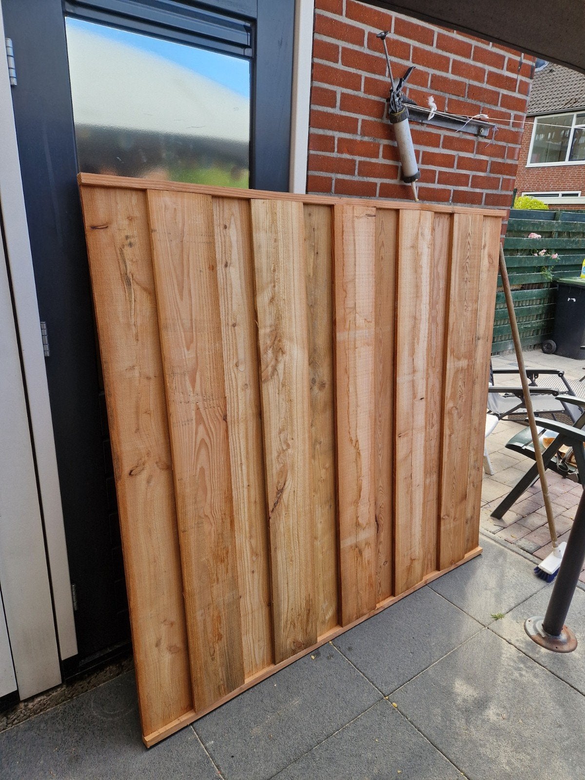1 nieuwe schutting, Tuin en Terras, Schuttingen, Ophalen, 1 tot 2 meter, Minder dan 3 meter, Nieuw