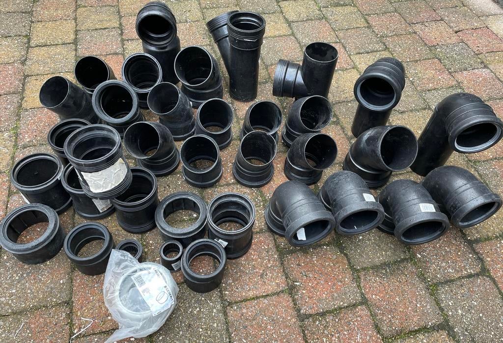 Afvoer riool buiskoppelingen  riolering PP 90mm, Ophalen, Afvoer, Pvc, Nieuw