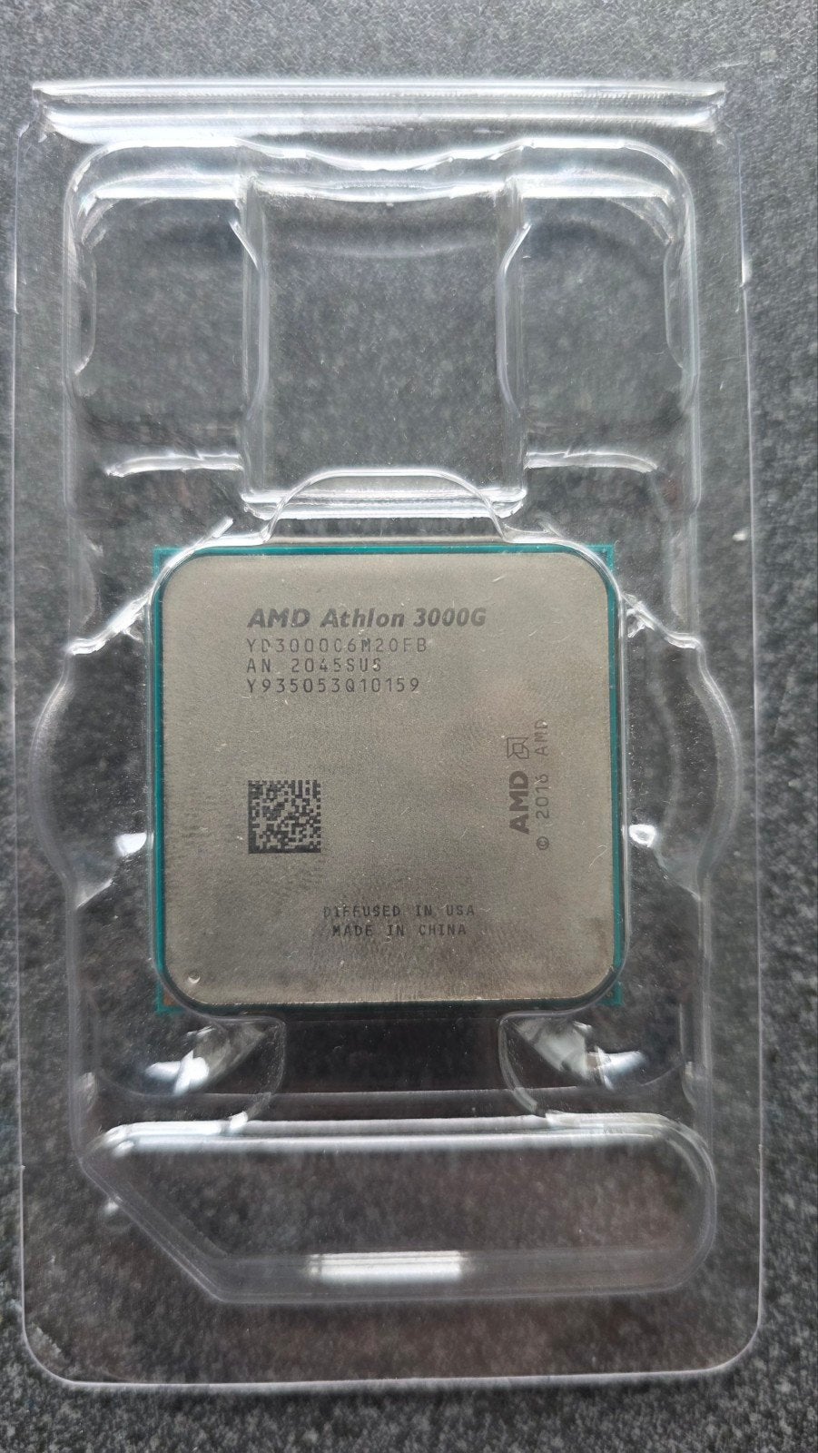 AMD Athlon 3000g, Gebruikt, Ophalen of Verzenden, Socket AM4, 2-core