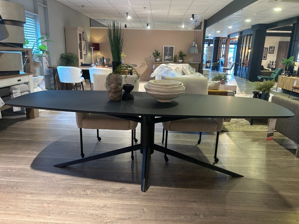 Eettafel Dutchz 2203 Zwart - House of Dutchz, Huis en Inrichting, Tafels | Eettafels, Niet ingevuld, Niet ingevuld, Niet ingevuld