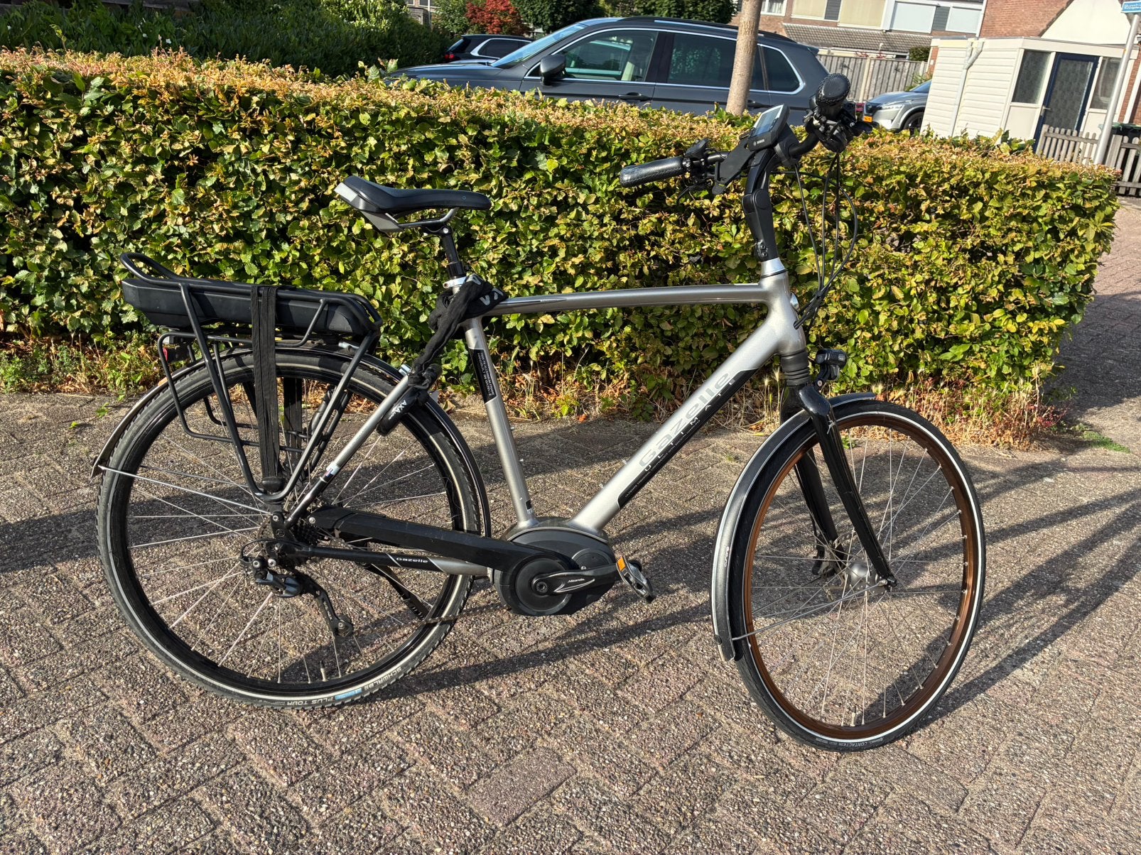 Gazelle ultimate t10 met trapondersteuning, Fietsen en Brommers, 51 tot 55 cm, Ophalen, Zo goed als nieuw, Gazelle