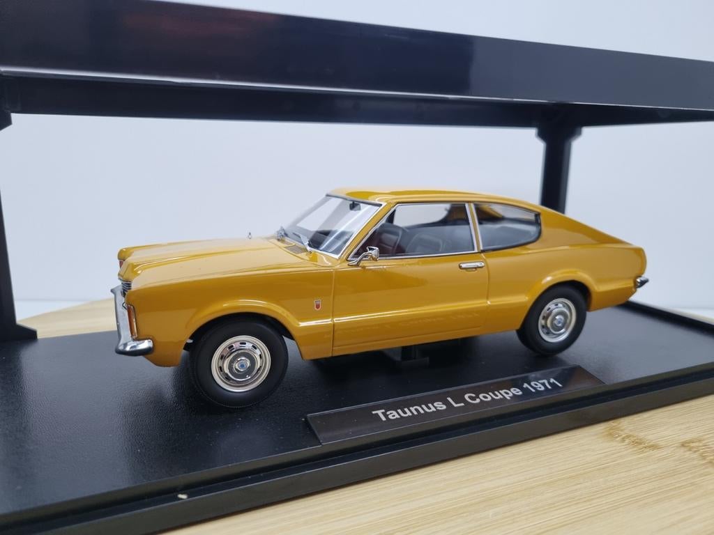 KK-Scale Ford Taunus L Coupe 1971 Oranje 1:18, Hobby en Vrije tijd, Modelauto's | 1:18, Overige merken, Auto, Nieuw, Ophalen of Verzenden