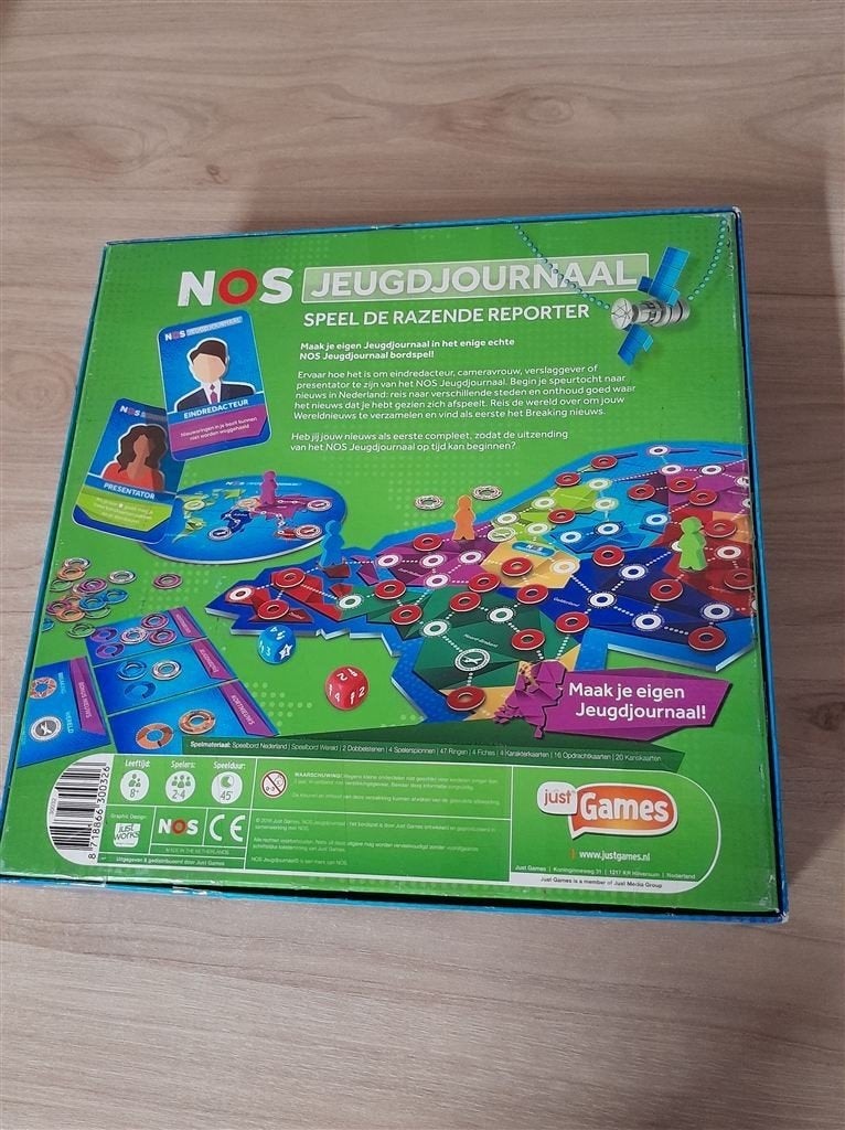 Nos jeugdjournaal - speel de razende reporter - s5275, Verzenden, Zo goed als nieuw
