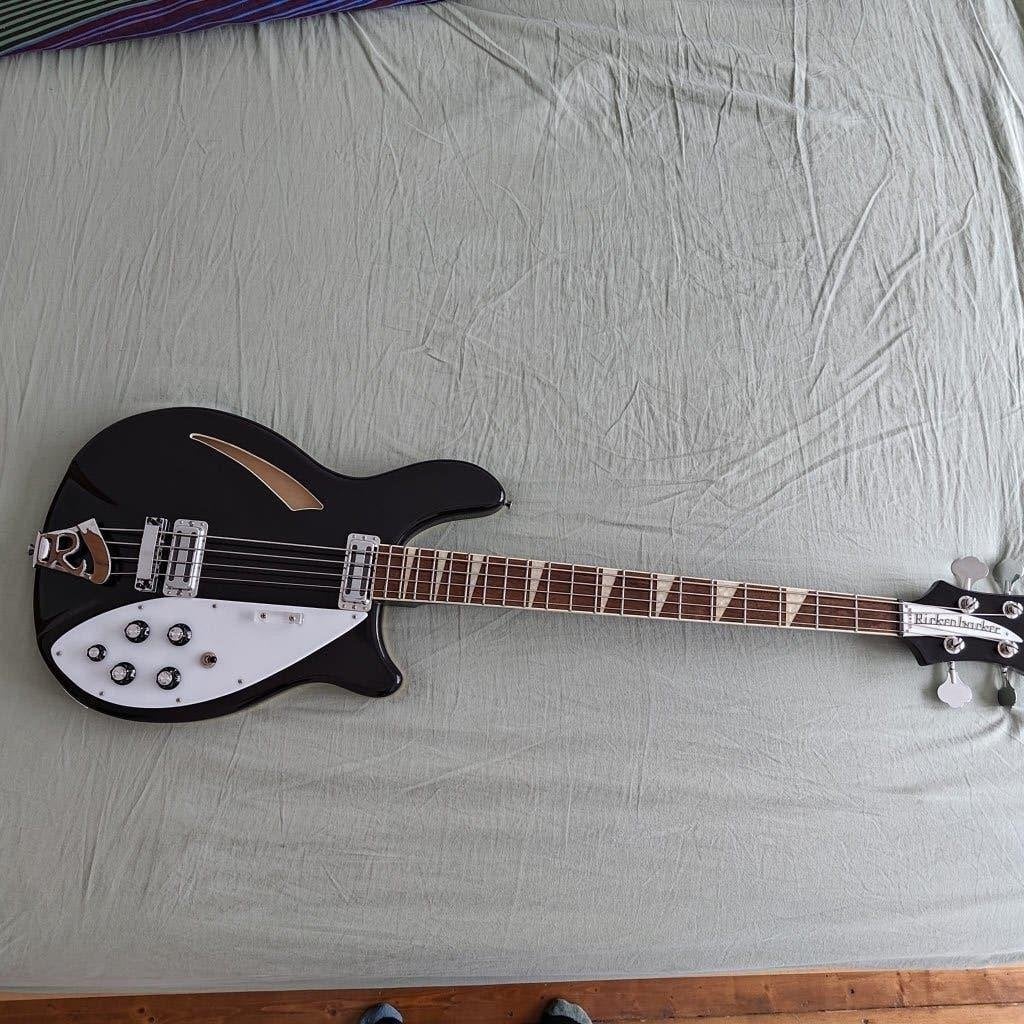 Rickenbacker 4005 stijl basgitaar – met premium upgrades, Muziek en Instrumenten, Snaarinstrumenten | Gitaren | Bas, Ophalen, Zo goed als nieuw