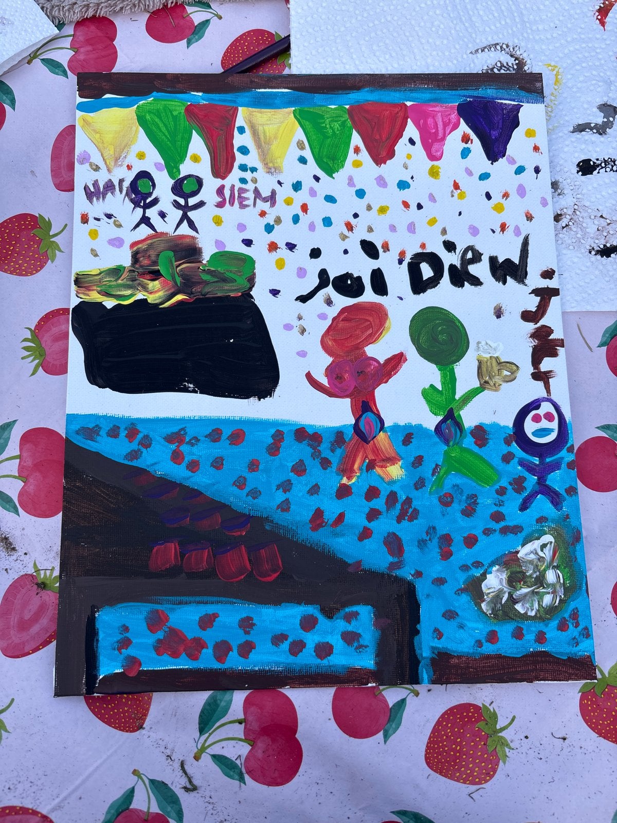 Super mooi schilderij, Ophalen, Doek, Expressionistisch, Handgeschilderd