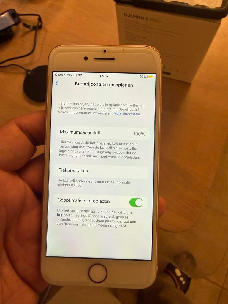 iPhone 8 Goud 128GB - Zo goed als nieuw, 100% batterij, Telecommunicatie, Mobiele telefoons | Apple iPhone, 128 GB, Verzenden
